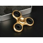 Wholesale Aluminum Metal Classic Fidget Spinner Hand Stress Reducer Toy for Anxiety Adult, Child (Black)